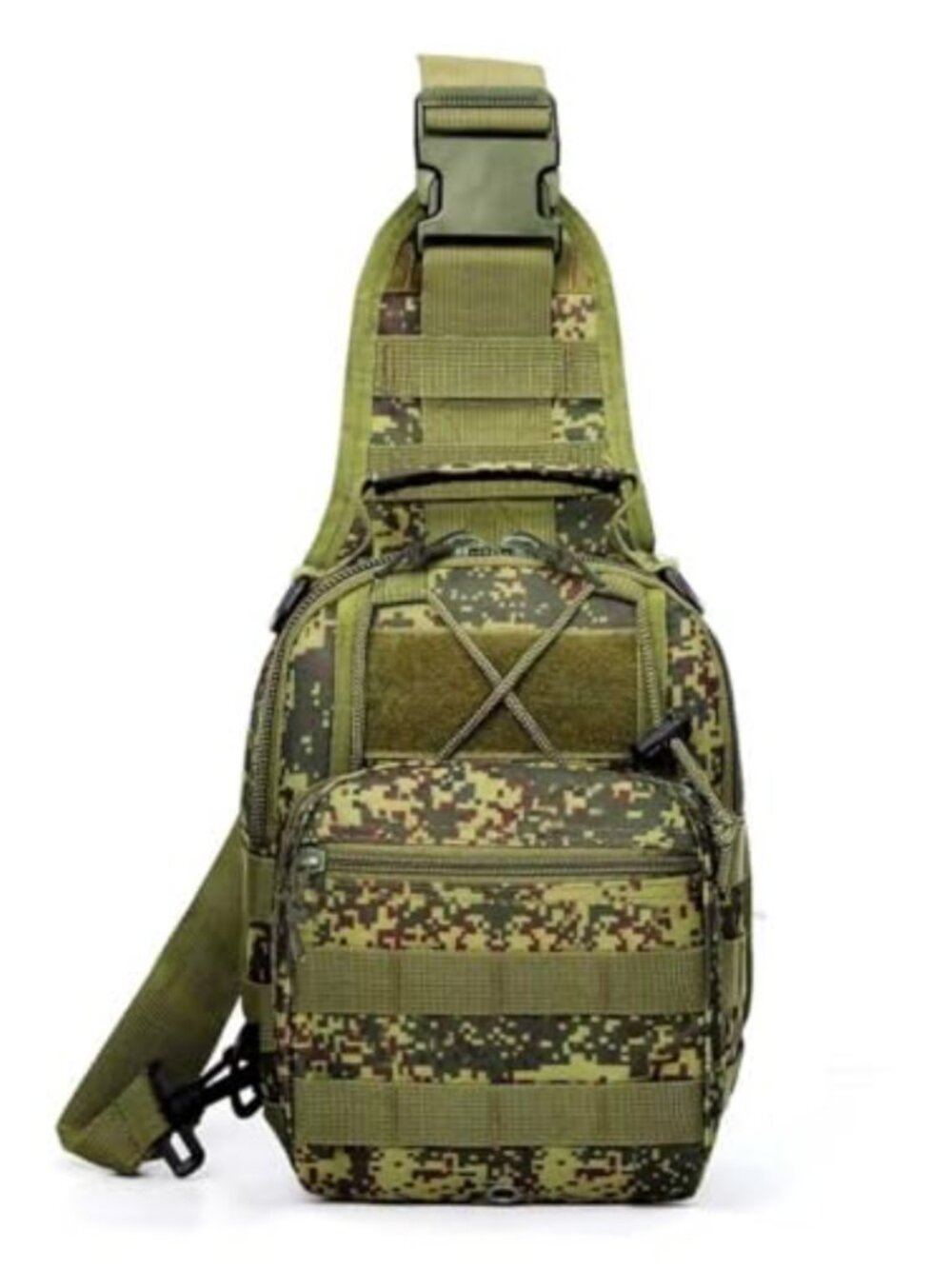Water Resistant Oxford Molle Sling Backpack Tactical Hiking Daypack